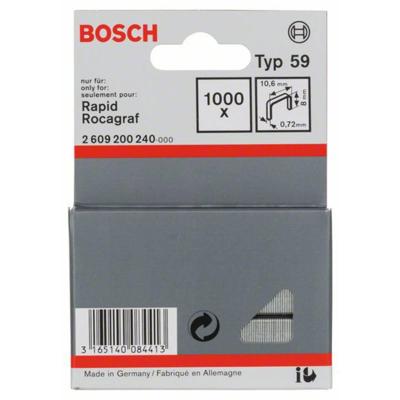 Bosch Accessoires Niet met fijne draad type 59 10,6 x 0,72 x 8 mm 1000st - 2609200240