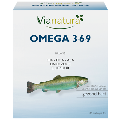 Via Natura Omega 3-6-9 Large Softcaps 80