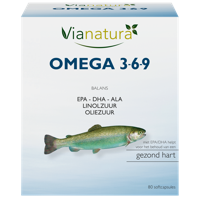 Via Natura Omega 3-6-9 Large Softcaps 80 - thumbnail