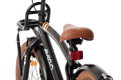 AMIGO 2Cool 18 Inch Jongens Terugtraprem Zwart