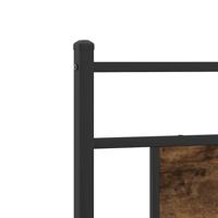 Bedframe zonder matras hout gerookt eikenkleurig 150x200 cm - thumbnail