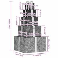 VidaXL Kerstdecoratie geschenkdoos 250 led&apos;s warm wit - thumbnail