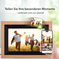 Rollei Smart Frame WiFi 105 Wooden Br - thumbnail