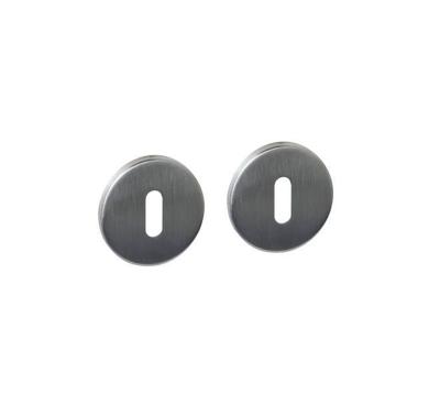 Intersteel Set van 2 sleutelrozettenTira rond RVS Ø 52mm - 1335.102086