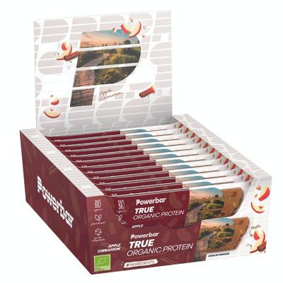 PowerBar True Organic Protein Bar Apple Cinnamon Box
