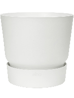 Elho Greenville bloempot 16 cm wit - thumbnail