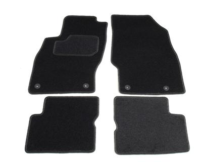 Automatten op maat - zwart stof - Opel Corsa D, Corsa E vanaf 2006