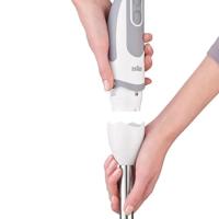 Braun MQ5245WH MultiQuick 5 Vario Staafmixer Wit/Grijs - thumbnail