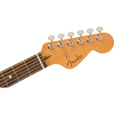 Fender Highway Series Parlor RW Natural elektrisch-akoestische westerngitaar met deluxe gigbag
