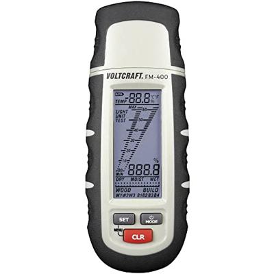 VOLTCRAFT FM-400 Materiaalvochtmeter Meetbereik bouwvochtigheid 0.1 tot 24 %Vol. Meetbereik houtvochtigheid (bereik) 1 tot 60 %Vol. VOLTCRAFT FM-400 Materiaalvochtmeter Meetbereik bouwvochtigheid 0.1 tot 24 %Vol. Meetbereik houtvochtigheid (bereik) 1 tot 60 %Vol.