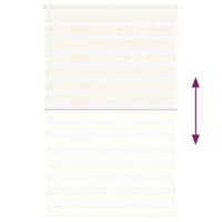 VidaXL Zebra rolgordijn 150x230 cm stofbreedte 145,9 cm marmerbeige - thumbnail