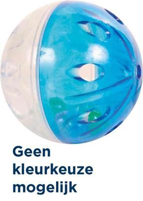 TRIXIE SET RATELBALLEN KUNSTSTOF ASSORTI 4,5 CM 4X4 ST