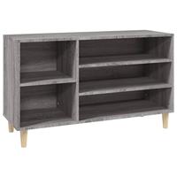 VidaXL Schoenenkast 102x36x60 cm bewerkt hout sonoma grijs - thumbnail
