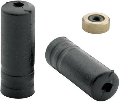 Elvedes kabelhoedje 4,3mm PVC zwart sealed (100st)