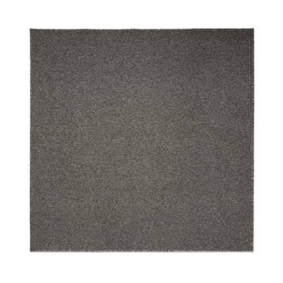 Tapeso Vierkant vloerkleed Lush - grijs - 100x100 cm Tapeso Vierkant vloerkleed Lush - grijs - 100x100 cm