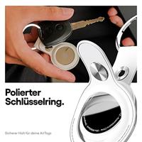 KeyBudz AirTag keyring - White - thumbnail