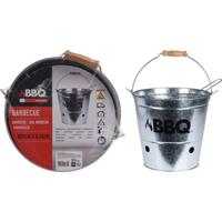 BBQ Emmer 26.5 cm Metaal/Zilver - thumbnail