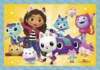 Clementoni puzzel super color maxi gabby's poppenhuis, 24st. - thumbnail