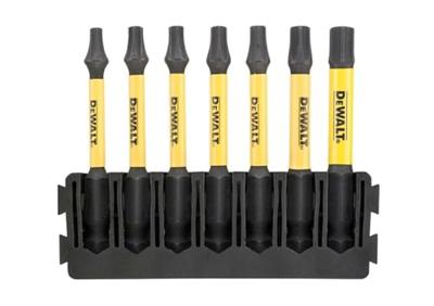 DeWalt Accessoires Bitset | Houder + IMPACT Torsion | 57 mm | T15 x1, T20 x2, T57 x2, T30 x1, T40 x1 - DT70825-QZ