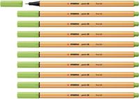 Fineliner stabilo point 88/34 f pistache | 10 stuks - thumbnail