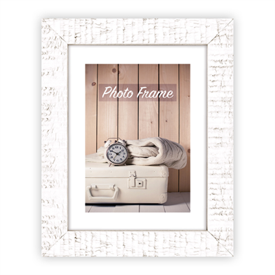 Zep - houten fotolijst driftwood coventry wit voor foto 13x18 - v7357w