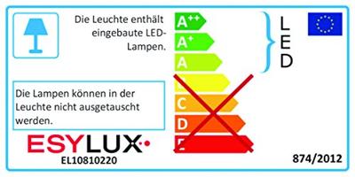 ESYLUX AFL SUN LED50W 3K ws EL10810220 LED-buitenschijnwerper 45 W Lichtkleur (naam): Wit