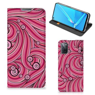 OPPO A52 | A72 | Bookcase | Swirl Pink OPPO A52 | A72 | Bookcase | Swirl Pink