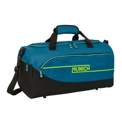 Sporttas Munich Land Zwart Groen 50 x 25 x 25 cm