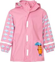 Playshoes regenjas Muis en Olifant Roze-140 - thumbnail
