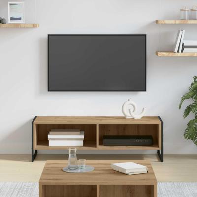 TV-kast Ambachtelijk eiken 100 x 36.5 x 30.5 cm Bewerkt hout TV-kast Ambachtelijk eiken 100 x 36.5 x 30.5 cm Bewerkt hout