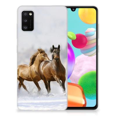 Samsung Galaxy A41 | TPU Hoesje | Paarden