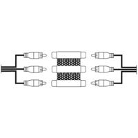 Hama Video-adapter, 3 RCA vrouwelijke stekkers - 3 RCA vrouwelijke stekkers - thumbnail