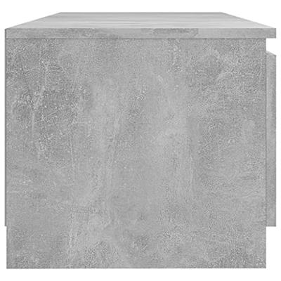 VidaXL Tv-meubel met led-verlichting 140x40x36 cm betongrijs
