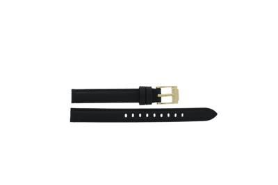 Horlogeband Michael Kors MK2392 Leder Zwart 12mm