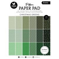 Studio Light • essentials pattern paper pad christmas greens - thumbnail