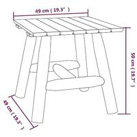 3-delige Loungeset massief vurenhout - thumbnail