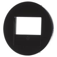 Berker centraalplaat luidsprekerstopcontact R1-R3 zwart