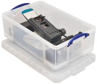 Really Useful Box 50l, transparant, per stuk verpakt in karton - thumbnail