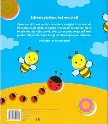 Deltas Superleuk kleur- en stickerboek voor de allerkleinsten