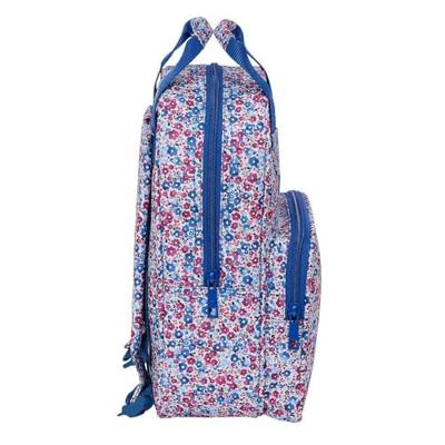 Schoolrugzak Nait Nait Flores coimbra azul Blauw 20 x 28 x 8 cm Schoolrugzak Nait Nait Flores coimbra azul Blauw 20 x 28 x 8 cm