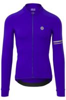 Solid Fietsshirt Lange Mouwen Performance Violet Heren - thumbnail