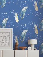 Livingwalls House of Turnowsky - Blauw - Floral - 389063 - thumbnail