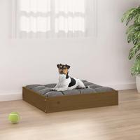 VidaXL Hondenmand 51,5x44x9 cm massief grenenhout honingbruin - thumbnail