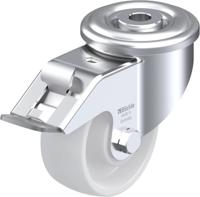 Blickle LER-PO 75R-FI Zwenkwiel met rem Wieldiameter: 75 mm Draagvermogen (max.): 150 kg 1 stuk(s) - thumbnail