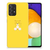 Samsung Galaxy A52 (5G/4G) Telefoonhoesje met Naam Baby Leopard - thumbnail