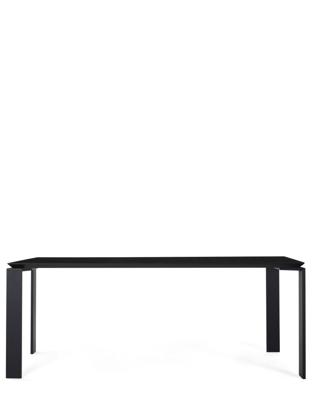 Kartell Four Eettafel 190 x 79 cm - Zwart Kartell Four Eettafel 190 x 79 cm - Zwart