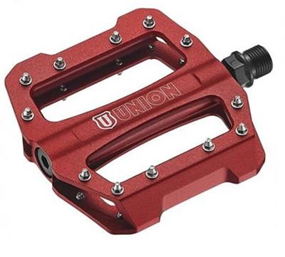 Union pedaal sp1300 alu cartridge+thrust lager. rood