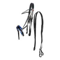 Rossner Lucca hoofdstel zwart maat:cob - thumbnail