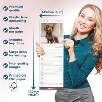 Teckel Kalender 2026 Slimline - thumbnail