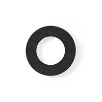 Nedis Rubber Afdichting voor Slang | 1/2'' | 10 Stuks | Zwart | 1 stuks - WARU12BK10 WARU12BK10 - thumbnail